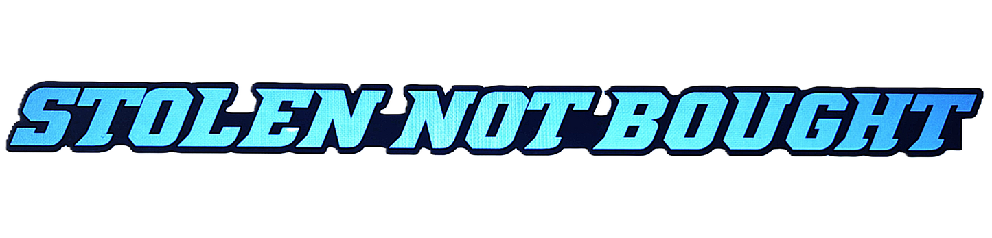 SNB Windshield Banner – Own the Road, Steal the Show